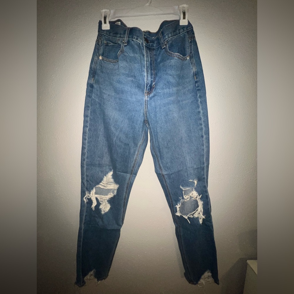 AE ripped boyfriend jeans